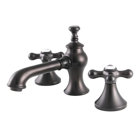 Kingston Brass KC7065AX Vintage 8" Widespread Bathroom Faucet, Oil Rubbed Bronze KC7065AX